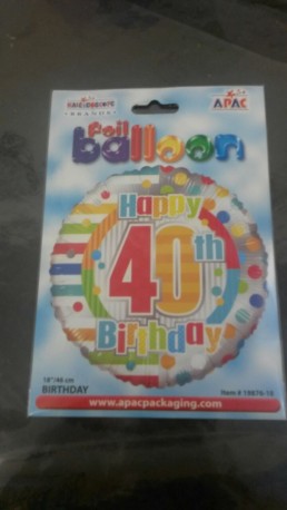 40th Balloon